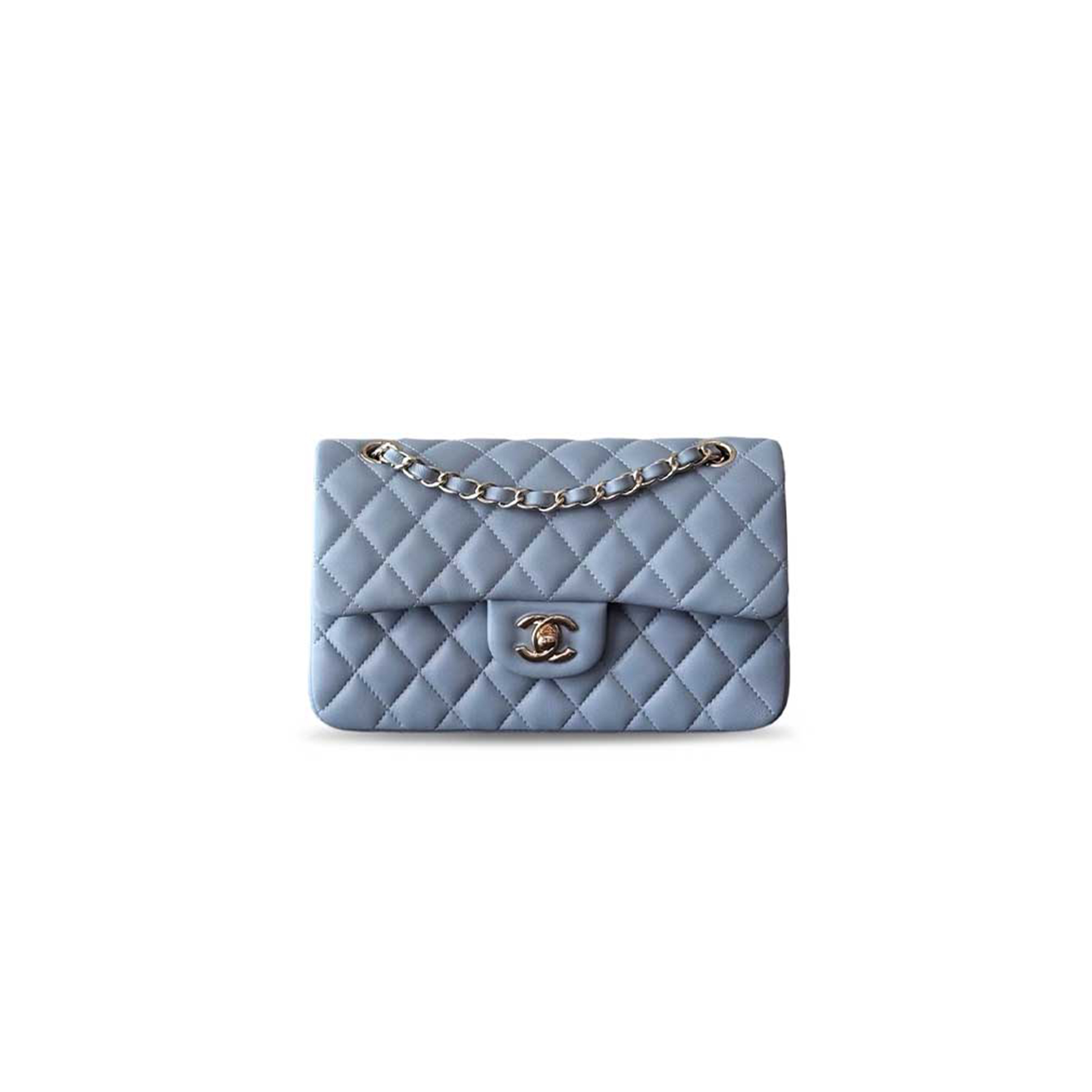 CHANEL LAMBSKIN SMALL CLASSIC FLAP BAG A01112 (23*14*6.5cm)
